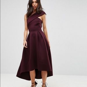 ASOS Scuba Midi Formal Dress